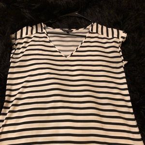 Express stripped V-neck shirt!